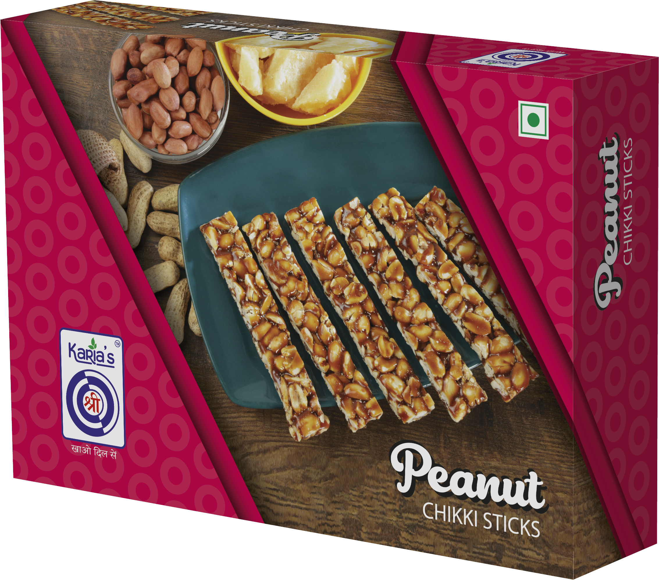 Peanut Chikki Sticks (Pack of 5)
