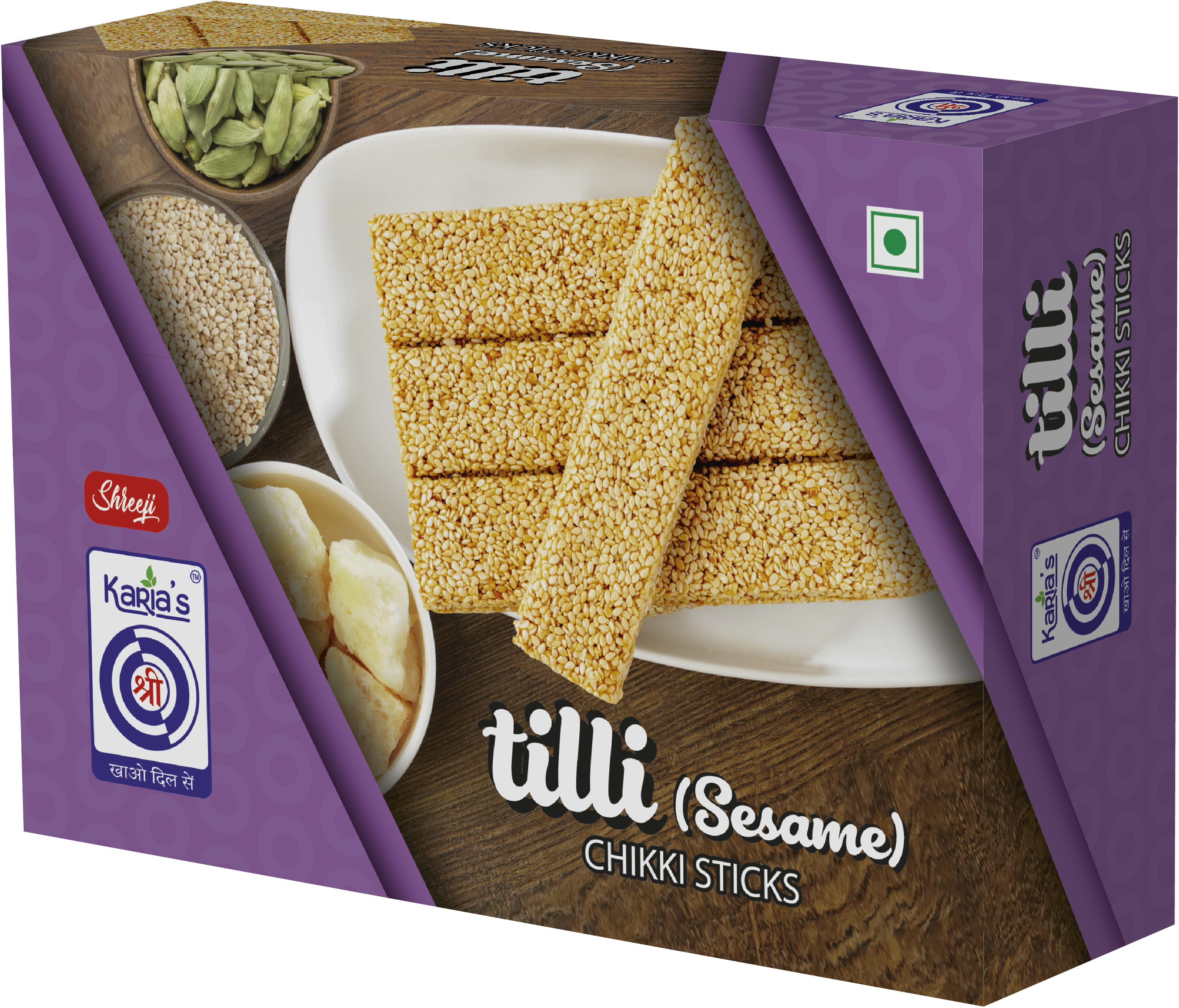 Tilli (Sesame) Chikki Sticks (Pack of 5)