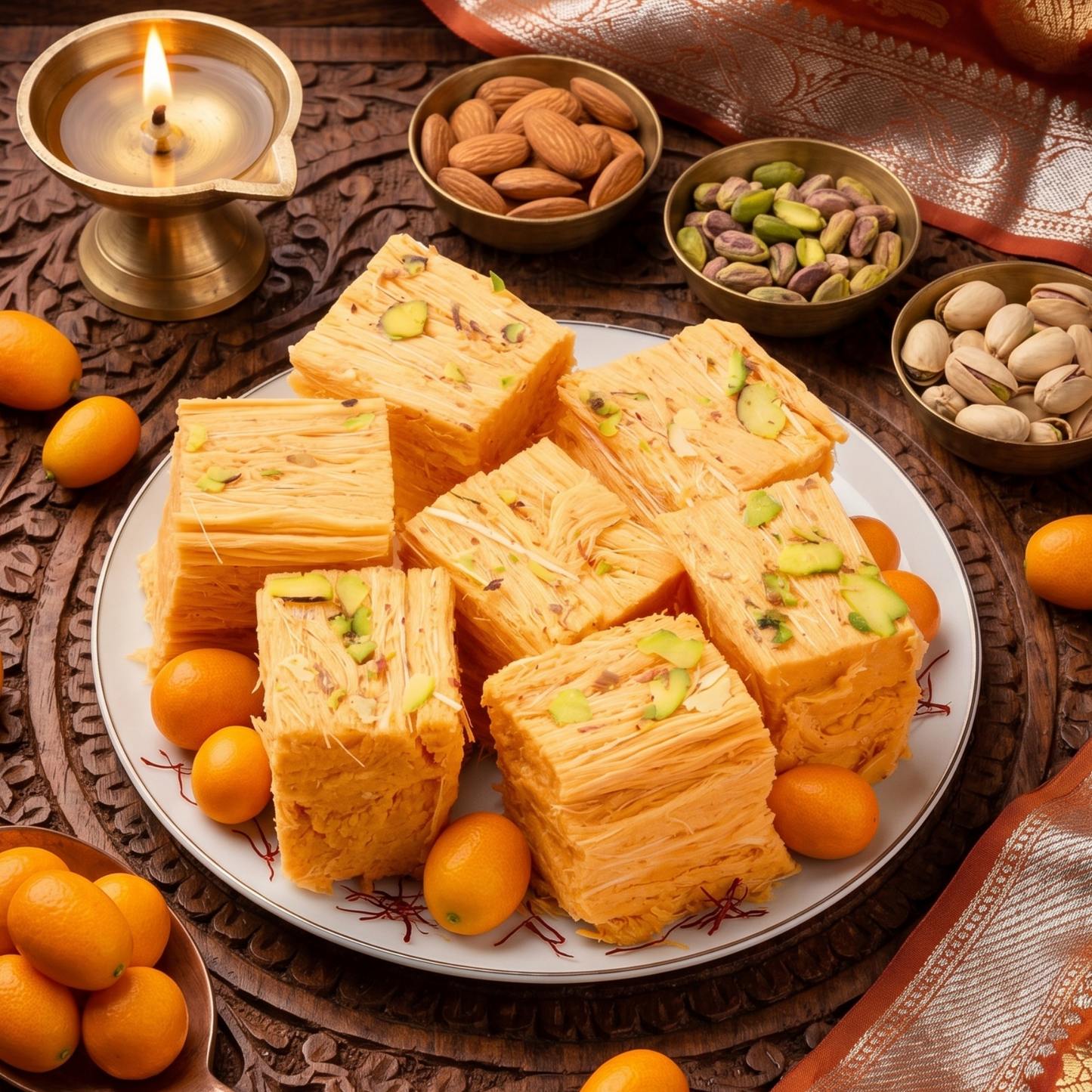 Soan Papdi Orange