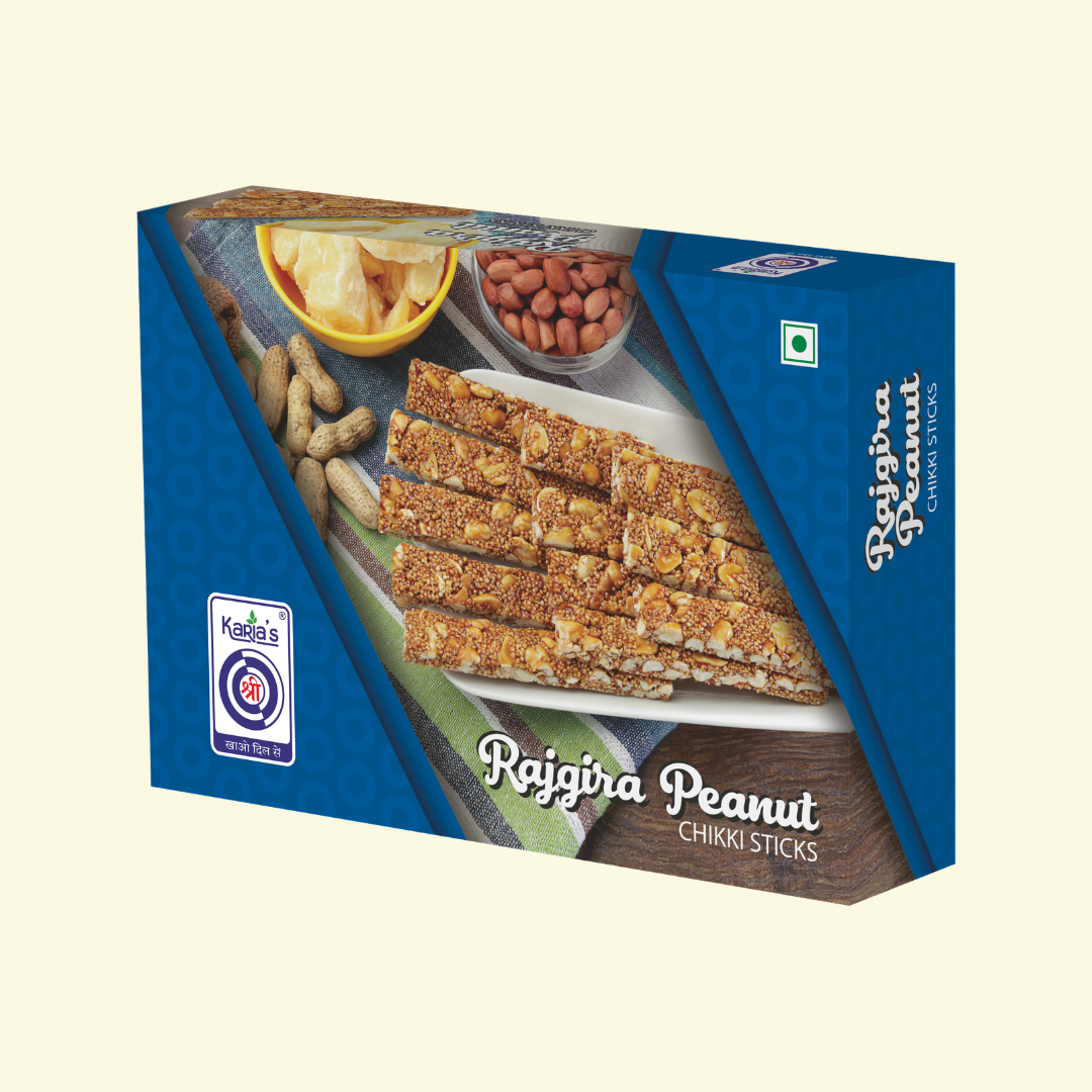 Rajgira Peanut Chikki Sticks